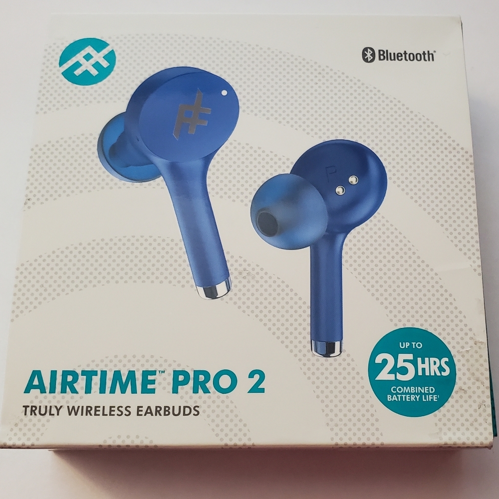 iFrogz Airtime Pro 2 Wireless Earbuds Blue by Zagg
